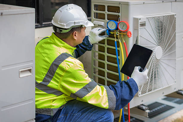 Professional Hvac Installation technician working in Odessa, TX